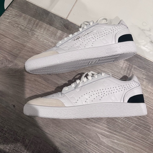 Puma Ralph Sampson Lo Pivot in White Marshmallow Black - Picture 4 of 8